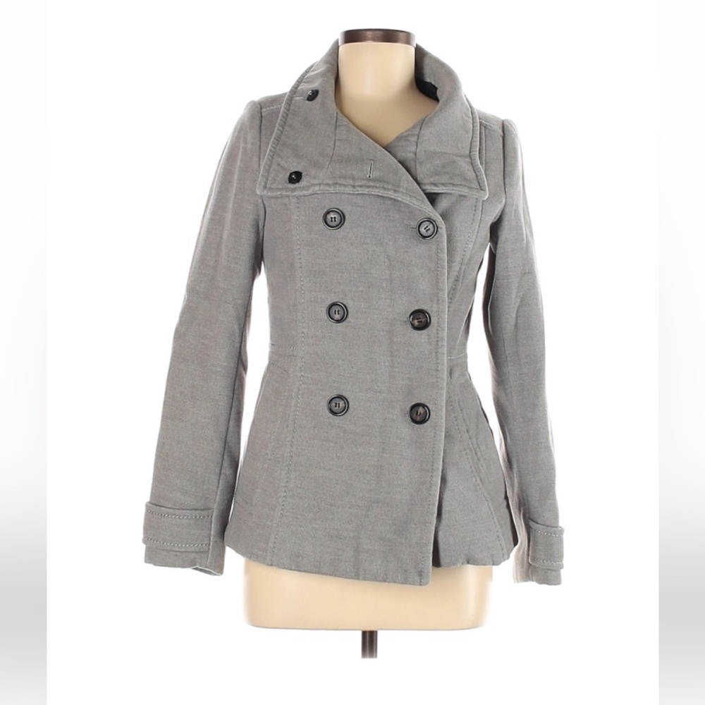 Gray H&M peacoat